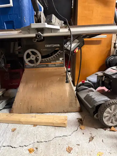 10” craftsman table saw, View more