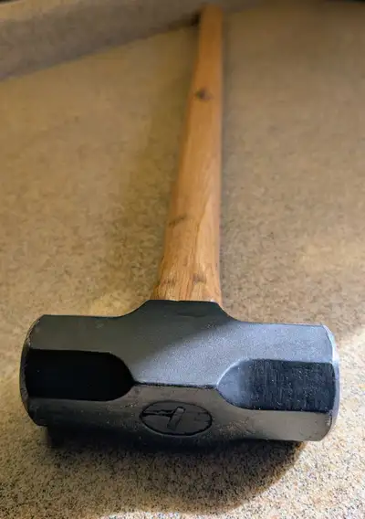 Vintage Garant 6 lb sledgehammer with 31" hickory handle, View more