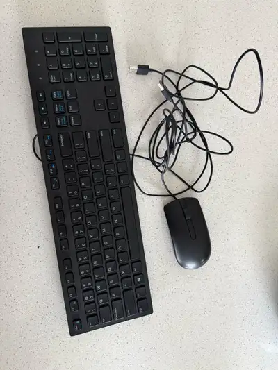 Ensemble clavier et souris filaires Dell, View more