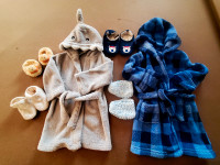 Infant &amp; toddler House coats and slippers Pack size 0-2T