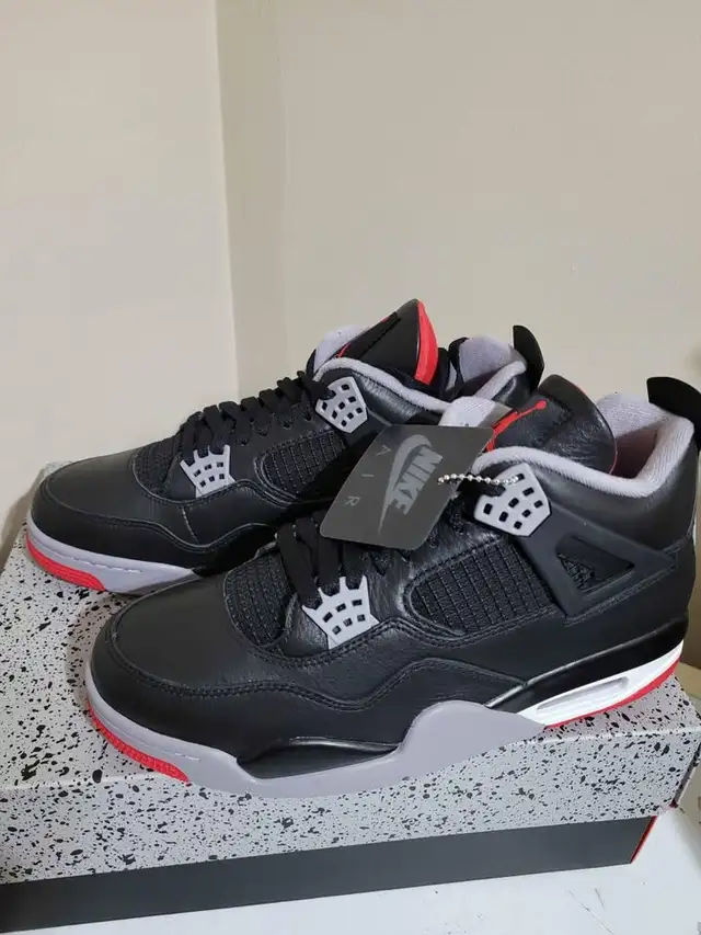 Jordan 4 Retro Bred Reimagined in Men's Shoes in Trenton - Image 4