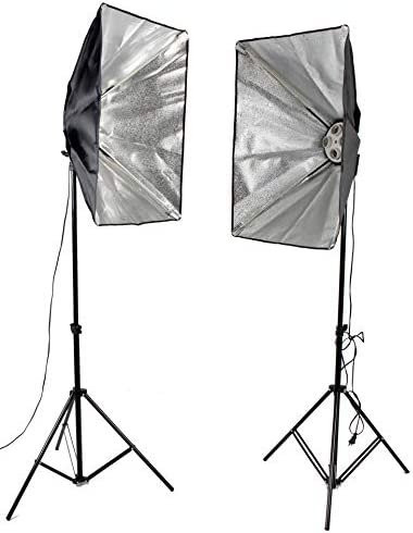 Lighting Kit and Softboxes Photography Studio Tripod Adjustable in Cameras & Camcorders in Cambridge - Image 2