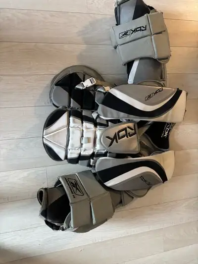 Goalie equipment.., View more
