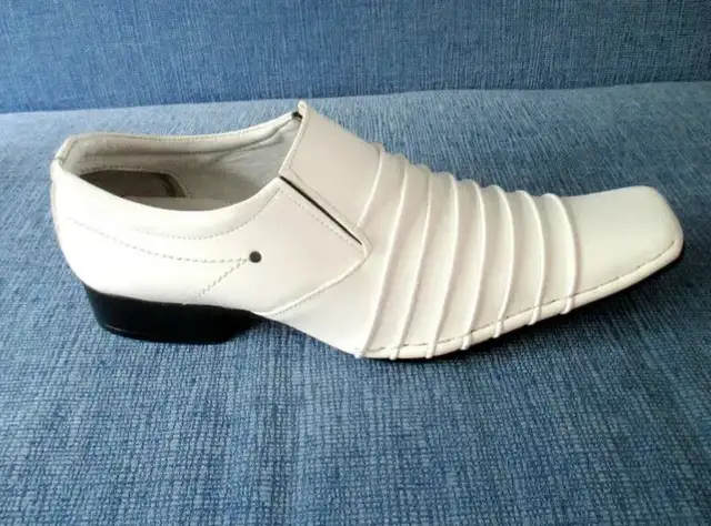GIORGIO BRUTINI +DRESS BOOTS +9 US/ EUR 42 +WHITE LEATHER +NEW+ in Men's Shoes in Markham / York Region - Image 3