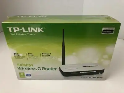 TPLink 54Mbps Extended Range Wireless Router (TL-WR541G), View more