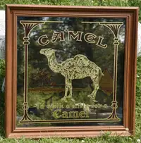 Rare 1973 Vintage Reproduction Antique Camel Mirror