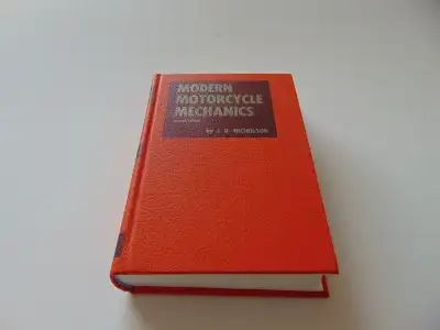Book of New Modern Motorcycle Mechanics J.B. Nicholson 7th Edition ... in excellent condition CALLIN...