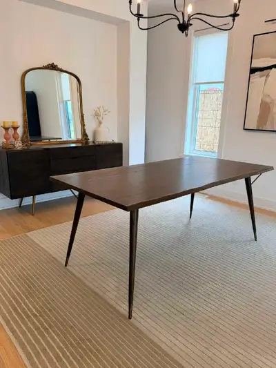 Mobilia solid wood dining table & buffet, View more