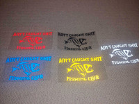 Fishing stickers/decals 