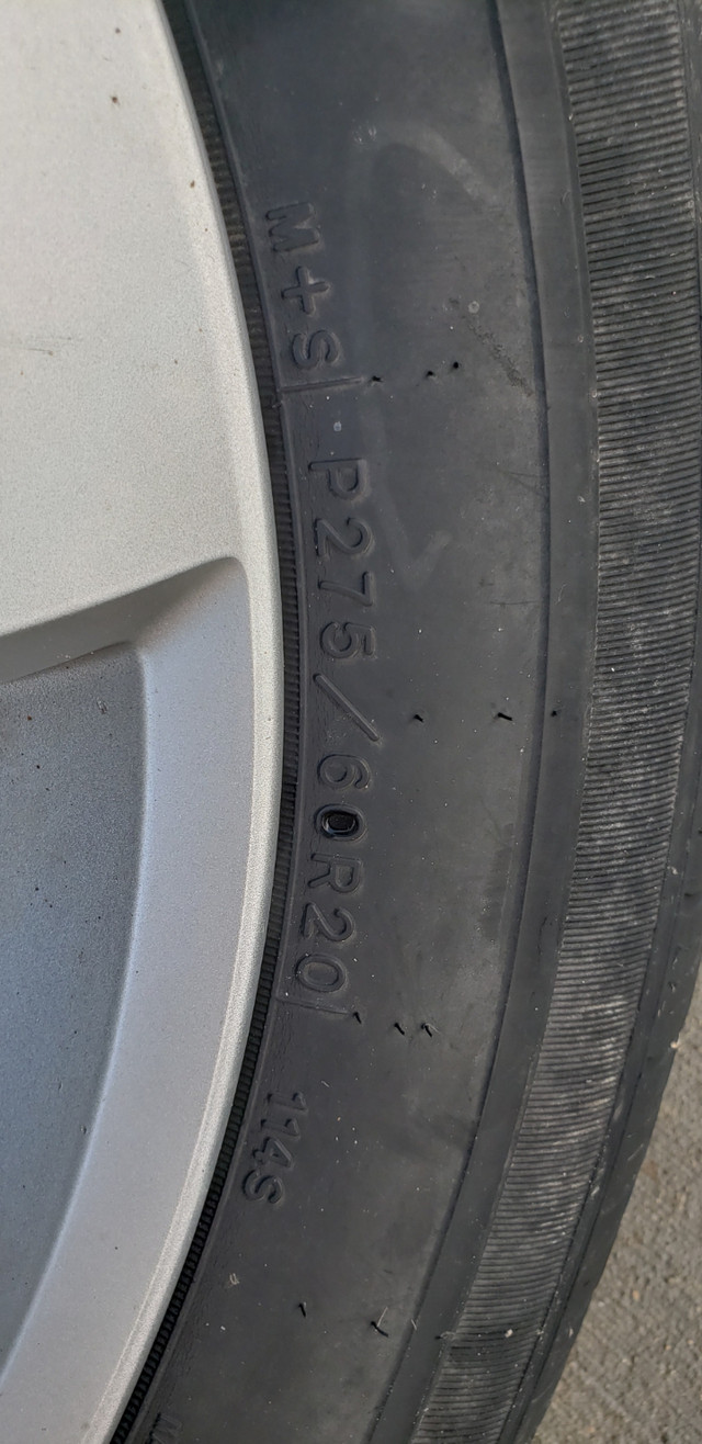 Dodge M+S  P275/60R20    114S with sensors (bolt pattern 5×5.5) in Tires & Rims in Winnipeg - Image 3