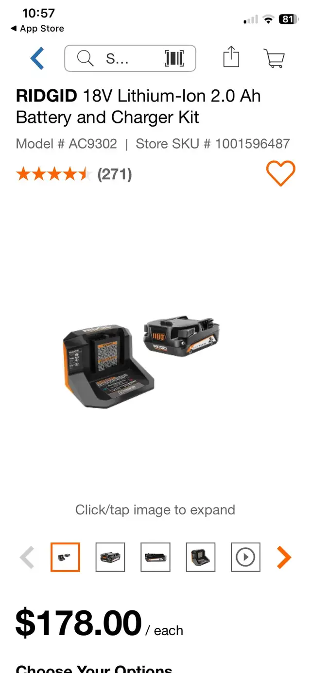 Ridgid tool /Battery Kit in Power Tools in London - Image 3