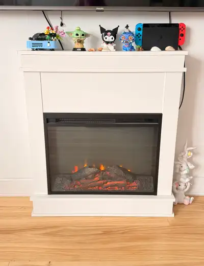 Electric Fireplace & Mantel Package with 4600 BTU, View more