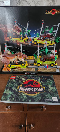 Jurassic Park T. Rex Breakout retired Lego set 