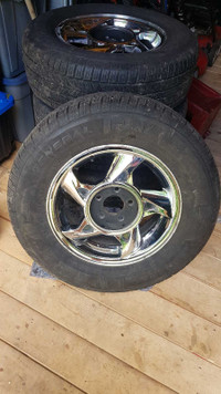 Tires and rims for sale.