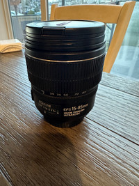 Canon EFS 15-85mm lens 