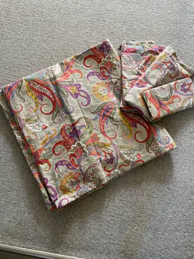 king duvet cover and euro shams, View more