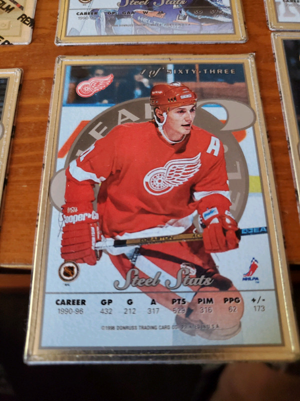 metal nhl hockey cards  in Arts & Collectibles in Renfrew - Image 2