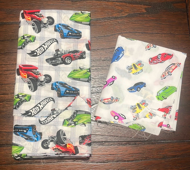 Fabric Car-Themed Material Hot Wheels Sewing, Quilting, Crafts in Hobbies & Crafts in Oakville / Halton Region
