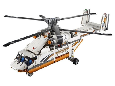 Used Complete 42052 Heavy Lift Helicopter 100 % Complete with all mini figures. All parts in good co...