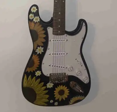 Hand Painted Electric Guitar, View more