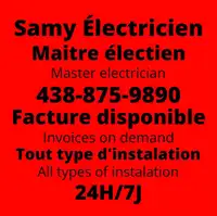 Maître Électricien / Master Electrician with RBQ licence