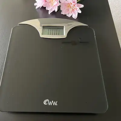 Conair Black Glass Digital Bath Scale Weight 400lb Capacity, View more