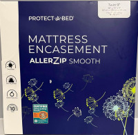 NEW PROTECT-A-BED Mattress Encasement / Protector - TWIN