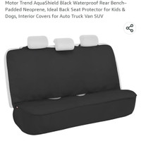 *NEW* Waterproof Rear Bench Padded Seat Cover