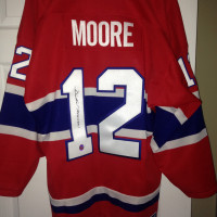 Canadien Dickie Moore #12 Signed Jersey