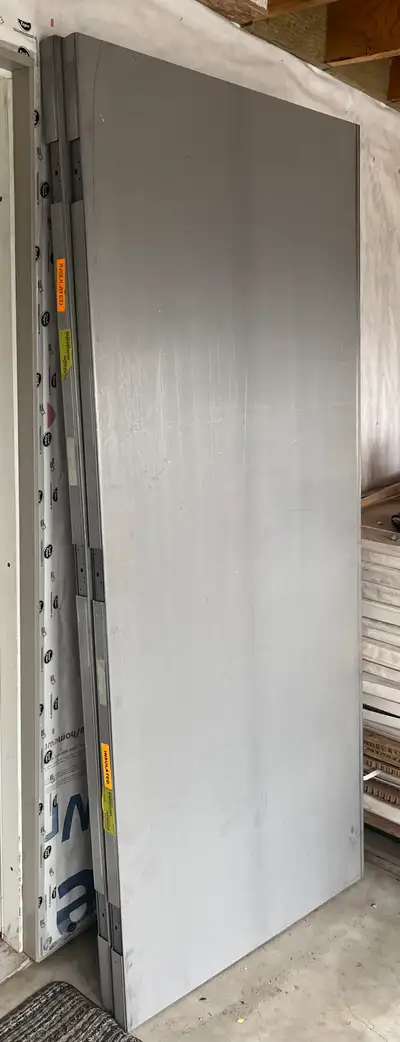 Insulated Metal Double Doors with Welded Metal Frame, View more