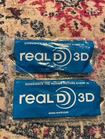 RealD 3D Cinema Glasses (Lot of 2) NEW SEALED, View more