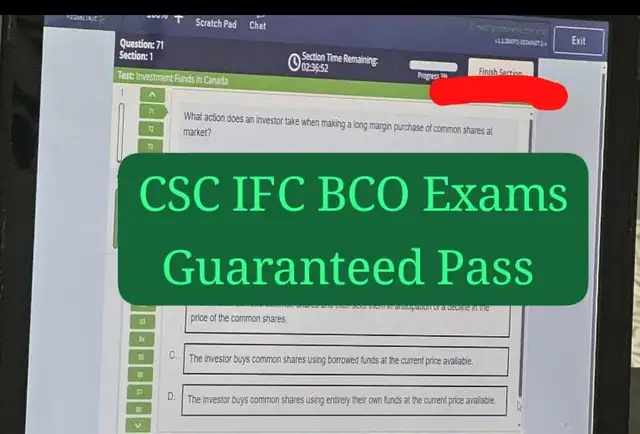 Confirm Pass Your CSC IFC BCO Banking Exams @ 1st Attempt593259166203924482
