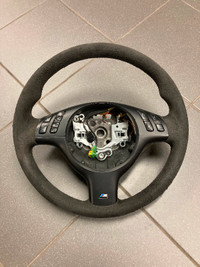 2001-2006 BMW E46 M3 OEM alcantara steering wheel