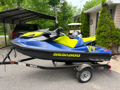 FOR SALE 2020 seadoo wake 170. 37.1 run hours with cover and trailer for $16500 Battery has been sto...