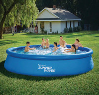 15’ Round Inflatable Summer Wave Pool