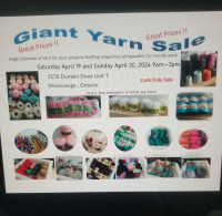 Giant Yarn Sale