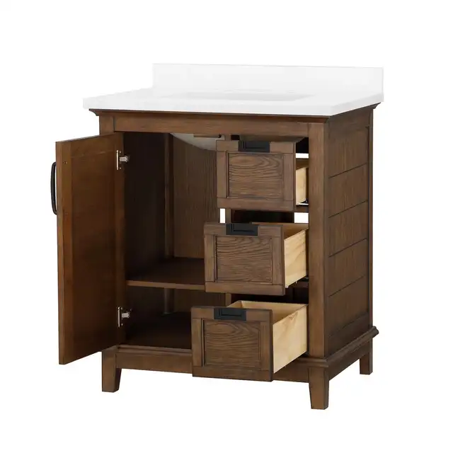 BRAND NEW 30''W Single Bathroom Vanity in Cabinets & Countertops in Oakville / Halton Region - Image 5