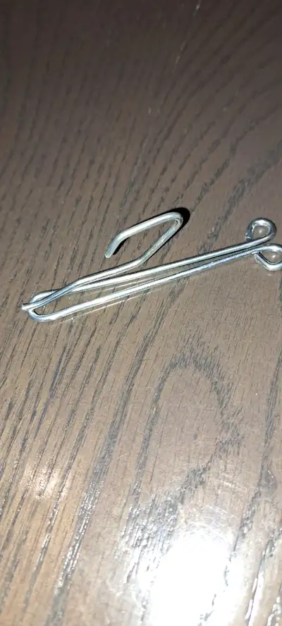 3” X 1” Metal Slip-in Curtain Hooks, View more