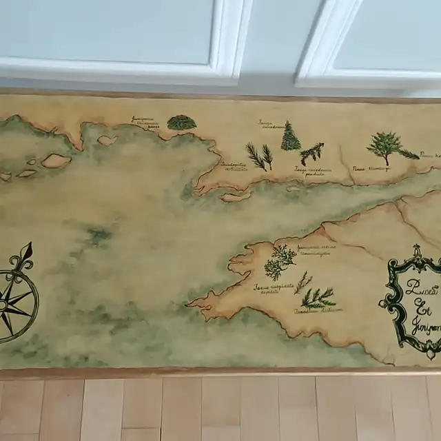 Coffee Table painted by Artist 37 x 19 x 14"Handpainted in Coffee Tables in City of Toronto - Image 4