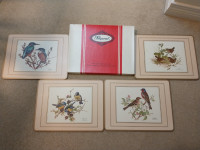 UK made vintage Pimpernel acrylic table placemats and coasters