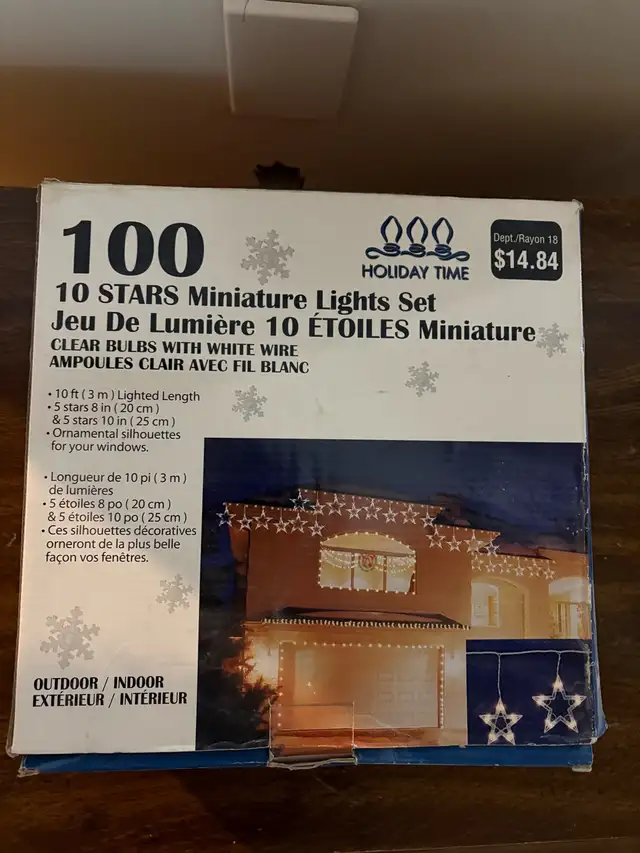 Holiday Time Star Lights