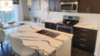 Kitchen and Island Countertops, Marble, Quartz and Granite