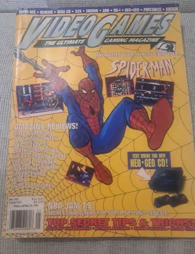 Video Games the ultimate gaming magazine may 1995 Spider-man, View more