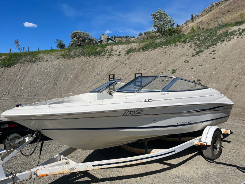 1998 19’ campion boat and trailer Powerboats & Motorboats Kamloops