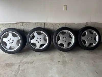 Good Condition rare 18 inch Monoblock Rims - staggered Made in Belgium Rear - ET46 9.5x18 General G-...