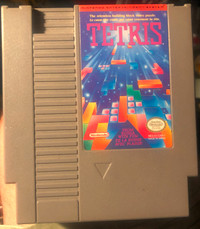 TETRIS Original Nintendo NES Game untested looks clean