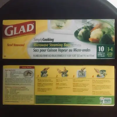 Glad Simply Cooking Microwave Steaming Bags, View more