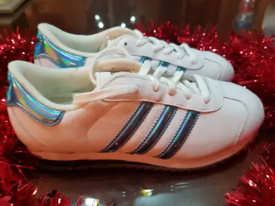 Sale!Adidas Running Shoes Vintage, Never Worn Iridescent leather, View more