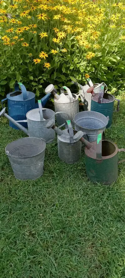 galvanized watering cans, View more
