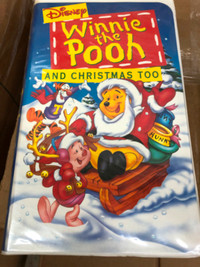 Vintage Winnie The Pooh and Christmas Too VHS
